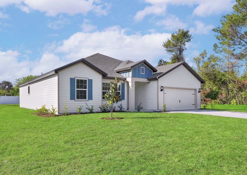 Charming exterior view of the Leland