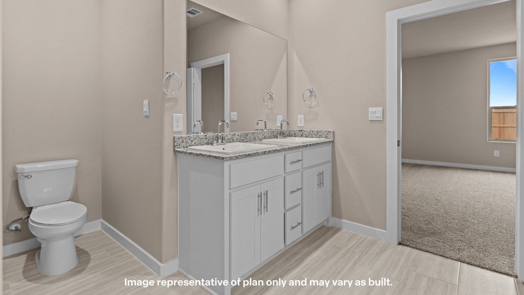 Furnished interior view inside a new home in Homestead at Parks Bell Ranch, Odessa (Image 8).