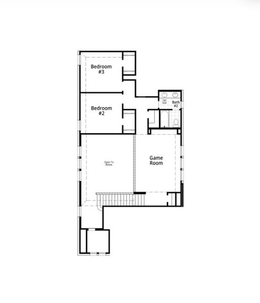 2D floor plan layout for the Everleigh Plan by Highland Homes in Prominence, San Antonio, TX (Image 25). 2D floor plan layout for the Everleigh Plan by Highland Homes in Prominence, San Antonio, TX (Image 25).