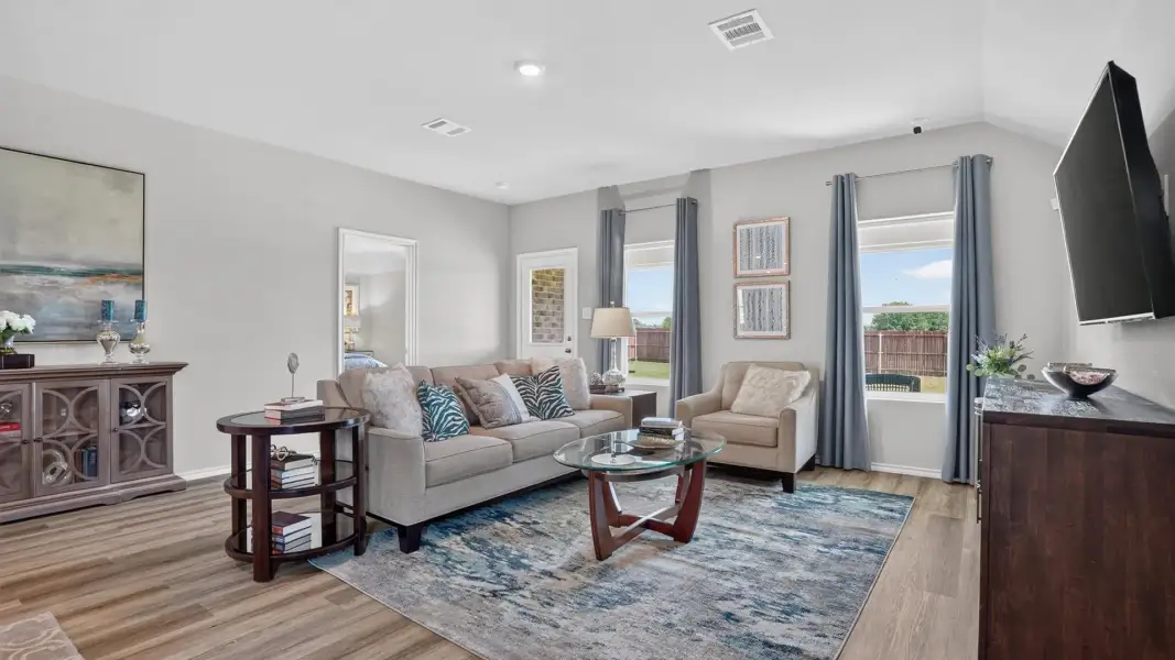 Furnished interior view inside a new home in Valley Brook, Fort Worth (Image 11).