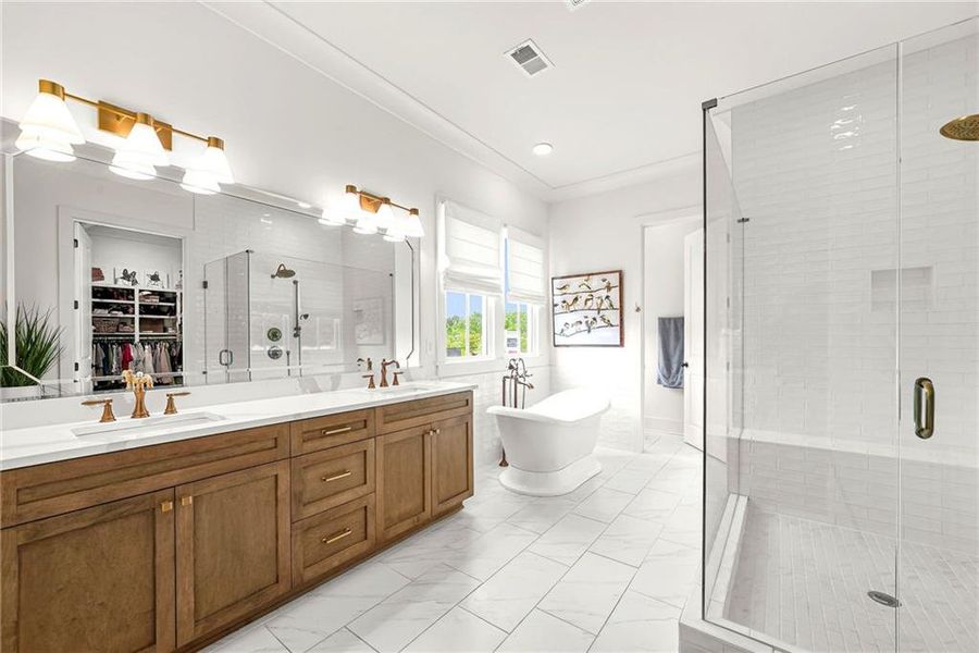 Furnished interior view inside a new home in , Milton (Image 31).