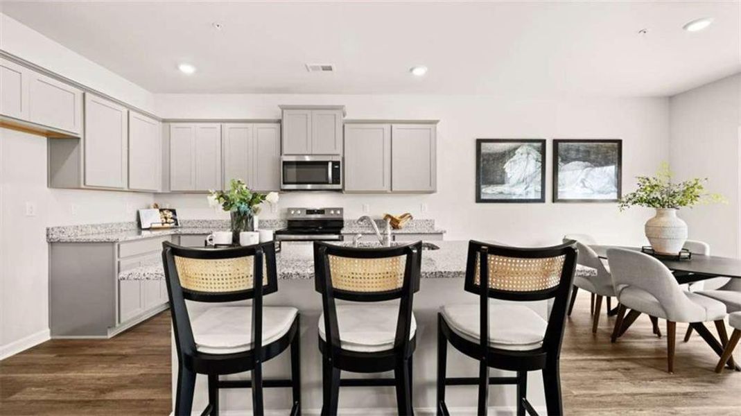 Furnished interior view inside a new home in Echo Glen, Stockbridge (Image 5).