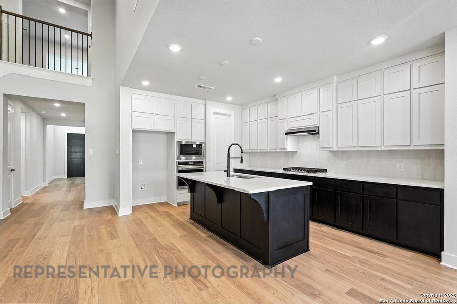 Furnished interior view inside a new home in The Crossvine, Schertz (Image 6). Furnished interior view inside a new home in The Crossvine, Schertz (Image 6).