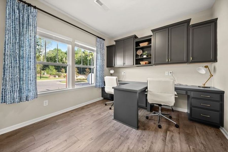 Representative furnished interior of a home built from the Kipling by True Homes in Whispering Hills, Locust (Image 11).