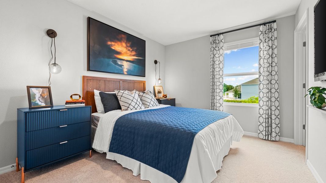 Representative furnished interior of a home built from the Ivy by Taylor Morrison in The Towns at Firethorn, Parrish (Image 8).