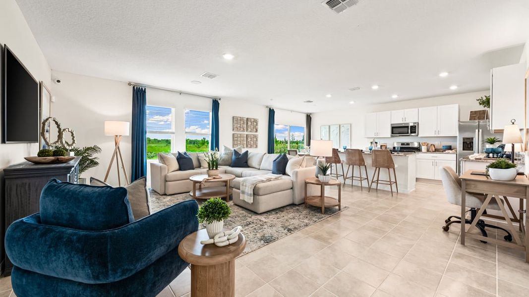 Representative furnished interior of a home built from the Elm by Taylor Morrison in Firethorn, Parrish (Image 3). Representative furnished interior of a home built from the Elm by Taylor Morrison in Firethorn, Parrish (Image 3).