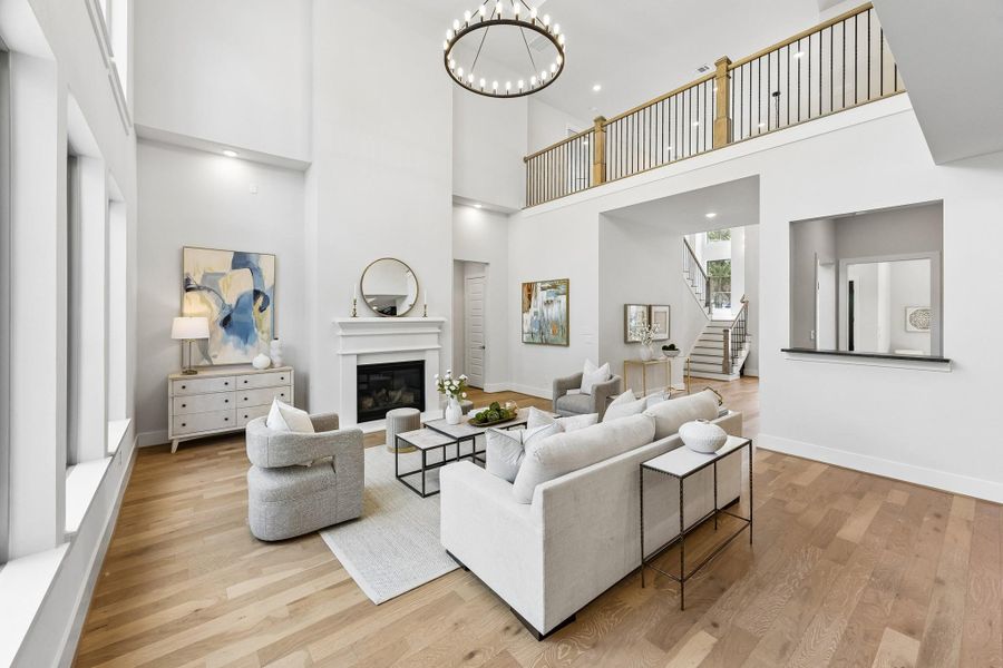 Furnished interior view inside a new home in , Houston (Image 7).