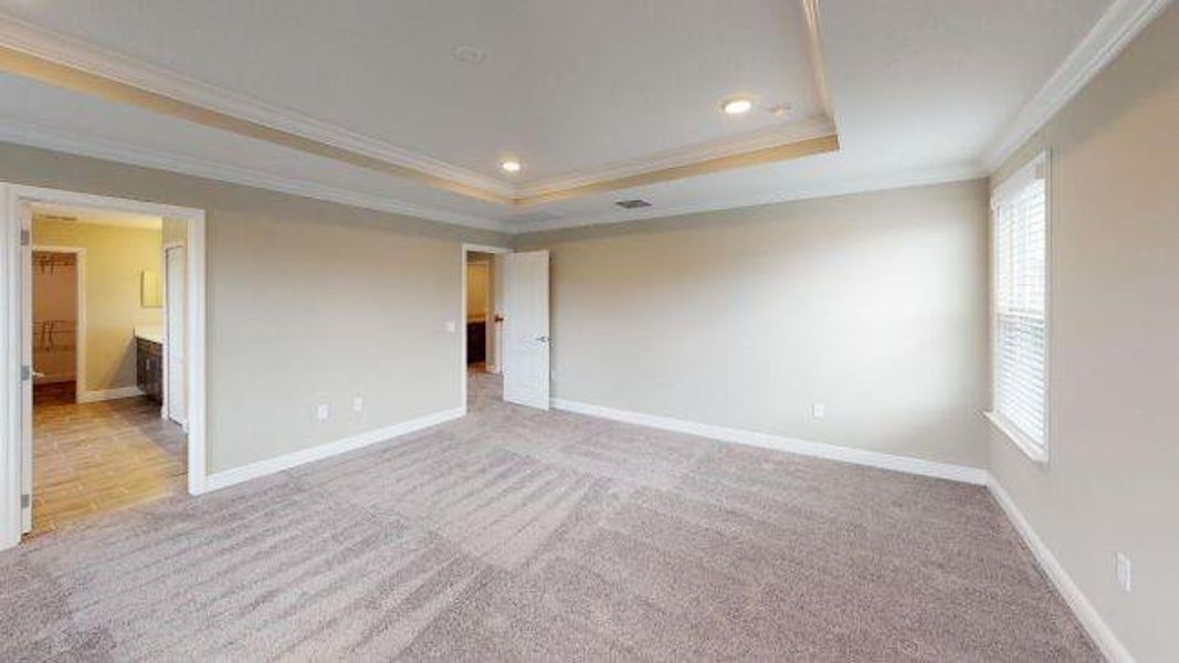 Model home - actual features may vary.