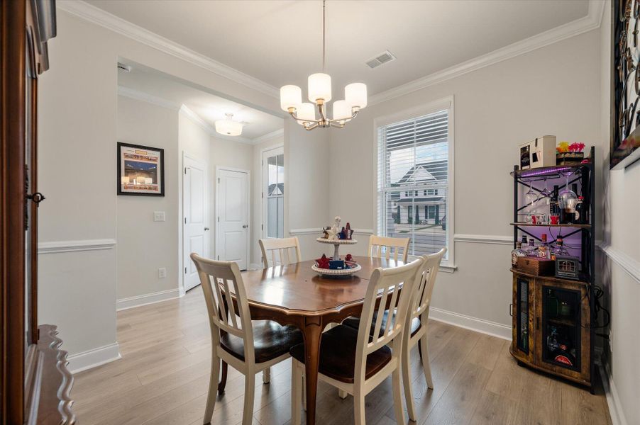 Furnished interior view inside a new home in , Summerville (Image 7).