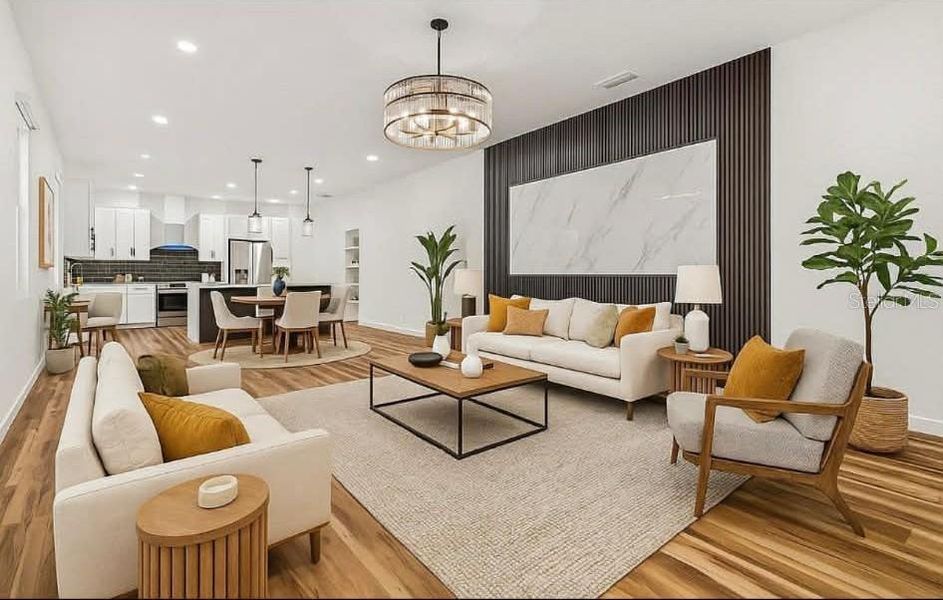 Furnished interior view inside a new home in , Safety Harbor (Image 4).