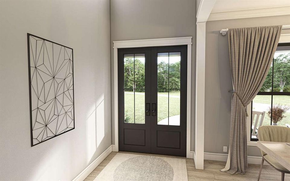 Furnished interior view inside a new home in Oak Water Ranch, Granbury (Image 5).