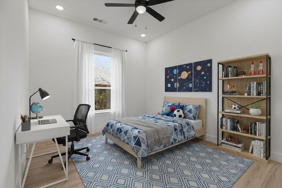 Furnished interior view inside a new home in , Denison (Image 11).