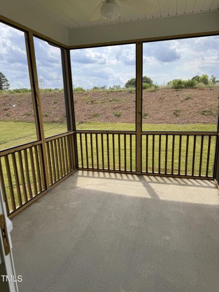 Screened in porch