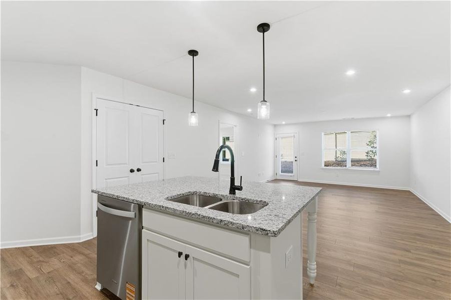 Furnished interior view inside a new home in Silver Leaf, Dawsonville (Image 9).