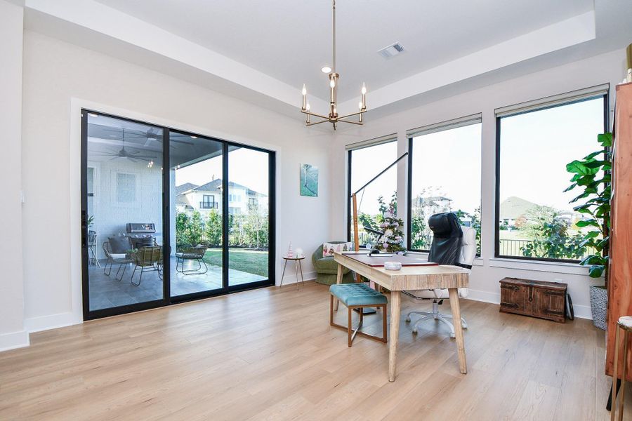 Furnished interior view inside a new home in , Cypress (Image 18). Furnished interior view inside a new home in , Cypress (Image 18).