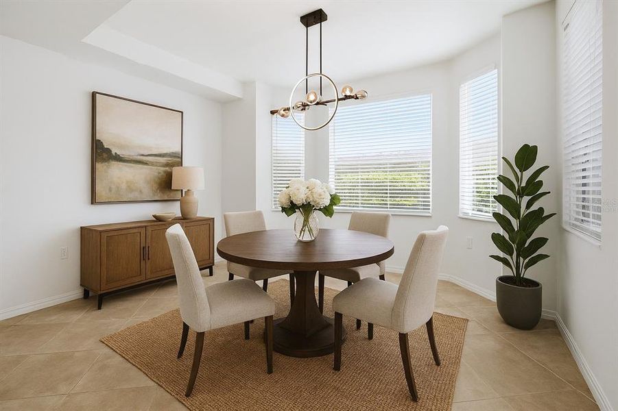 Furnished interior view inside a new home in , Punta Gorda (Image 12).