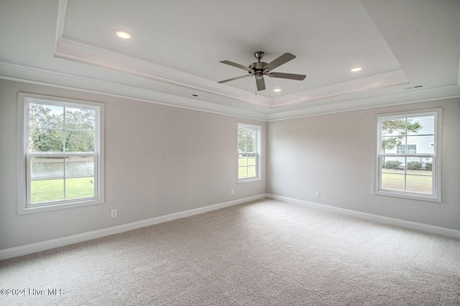 Spacious, unfurnished interior of a new home in Wood Creek, Leland (Image 17). Spacious, unfurnished interior of a new home in Wood Creek, Leland (Image 17).