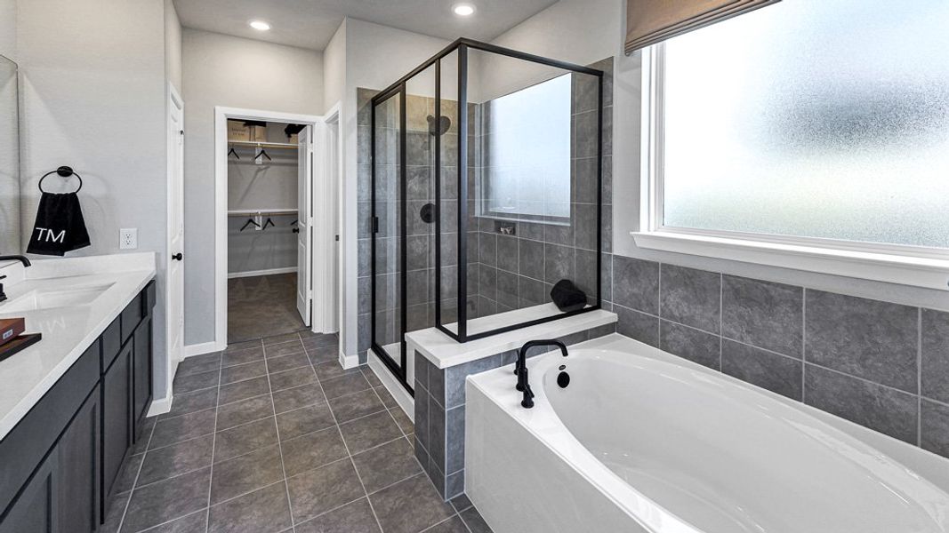 Furnished interior view inside a new home in Avalon at Cypress, Cypress (Image 50).