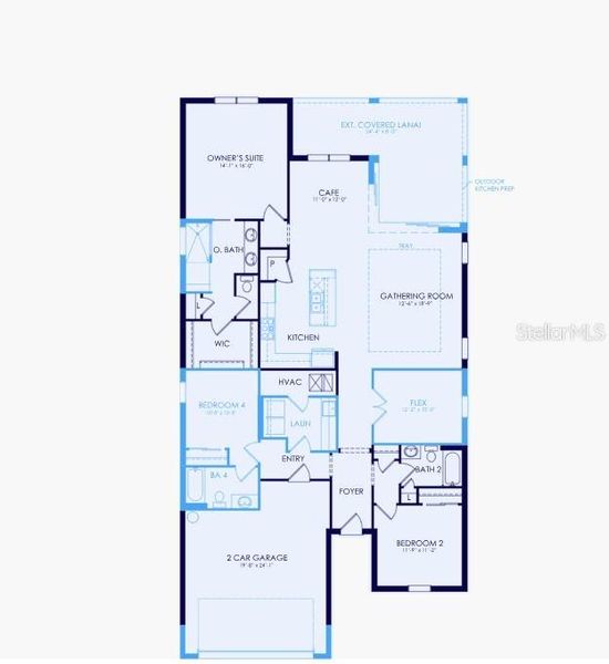 2D floor plan layout of this home in BeachWalk by Manasota Key, Englewood, FL (Image 5). 2D floor plan layout of this home in BeachWalk by Manasota Key, Englewood, FL (Image 5).