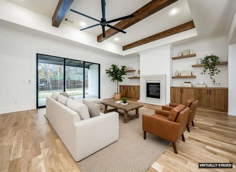 Furnished interior view inside a new home in , Denton (Image 9).