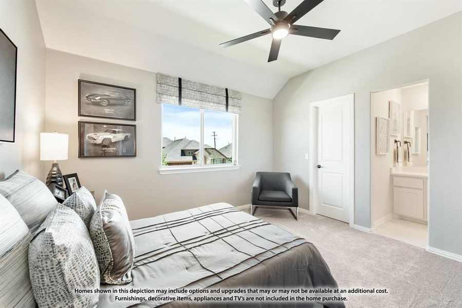 Furnished interior view inside a new home in Devonshire, Forney (Image 16).