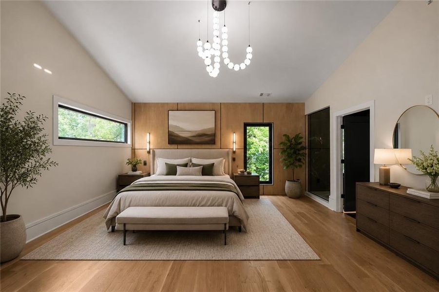 Furnished interior view inside a new home in , Atlanta (Image 14). Furnished interior view inside a new home in , Atlanta (Image 14).
