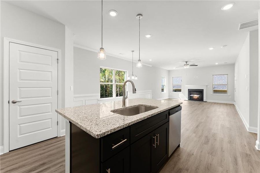Furnished interior view inside a new home in Magnolia Villas, Cornelia (Image 9).