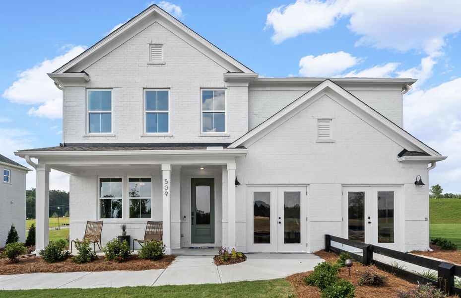 Representative exterior photo of a completed home built from the Vanderlyn by Pulte Homes in Amherst, McDonough, GA (Image 28). Representative exterior photo of a completed home built from the Vanderlyn by Pulte Homes in Amherst, McDonough, GA (Image 28).