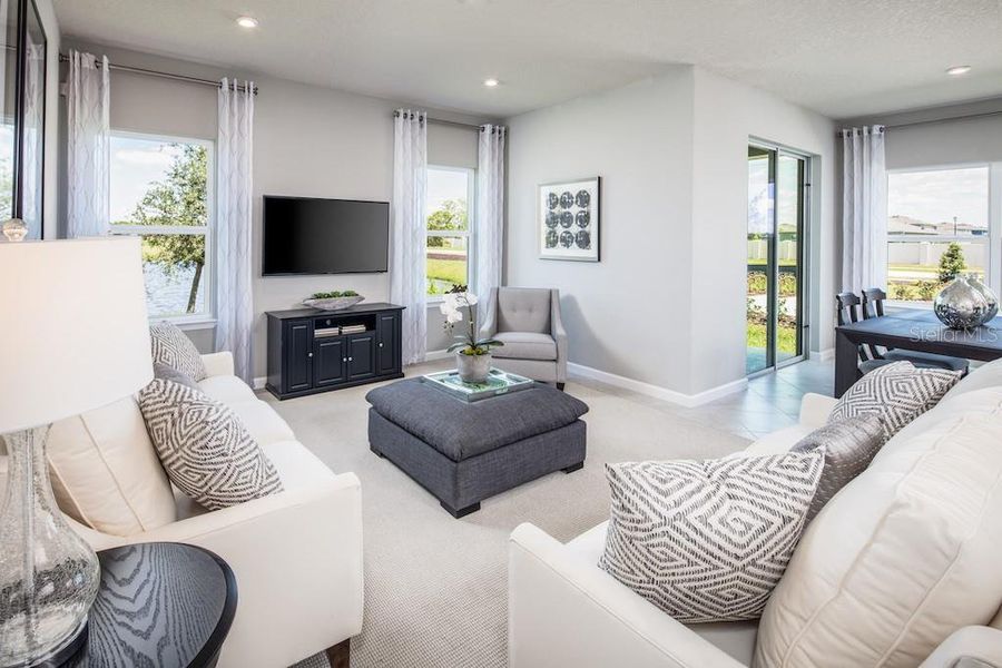 Furnished interior view inside a new home in Hammock Oaks, Lady Lake (Image 7).