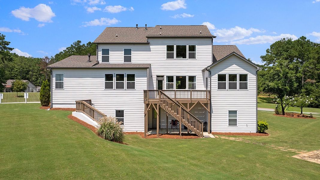 Exterior details and patio area of a home in Genesee, Newnan (Image 32).