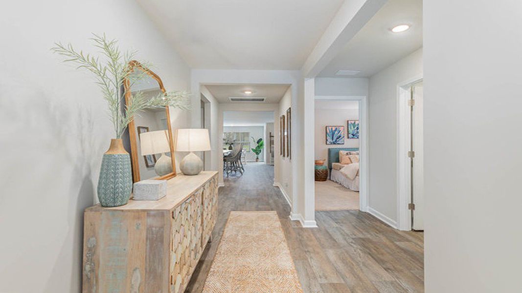 Furnished interior view inside a new home in Cottonwood Place, Tabor City (Image 4).