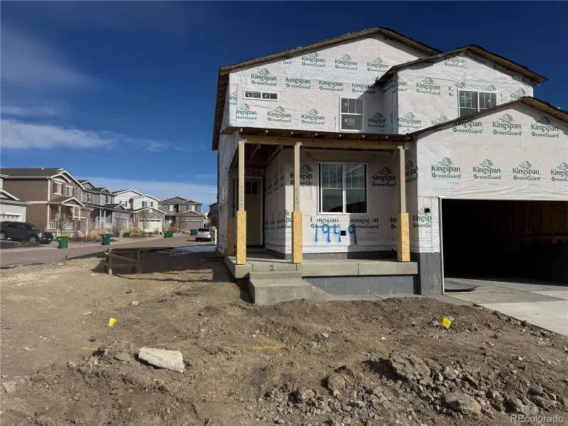 In-progress construction of a new home in , Castle Rock, CO (Image 3).