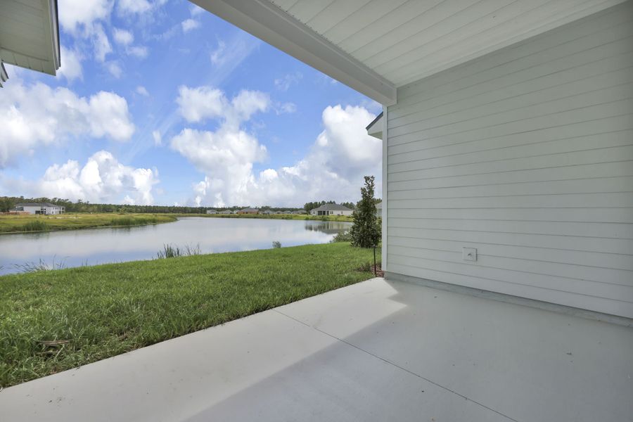 Representative exterior details of a home built from the Tomoka by Riverside Homes in Hidden Creek at SilverLeaf Phase 1, St. Augustine (Image 34).