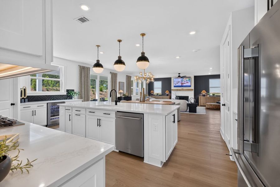 Representative furnished interior of a home built from the Oakhurst by Pulte Homes in Everhour, Newnan (Image 59).