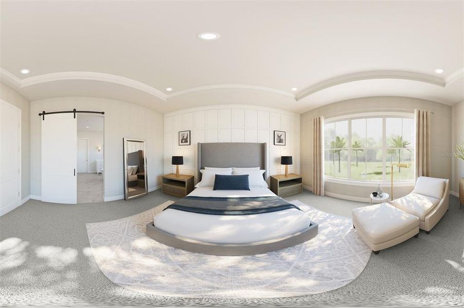 Furnished interior view inside a new home in Preserve at Deer Lakes, Sanford (Image 6).