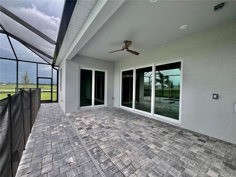 Exterior details and patio area of a home in Calusa Country Club, Lakewood Ranch (Image 19). Exterior details and patio area of a home in Calusa Country Club, Lakewood Ranch (Image 19).