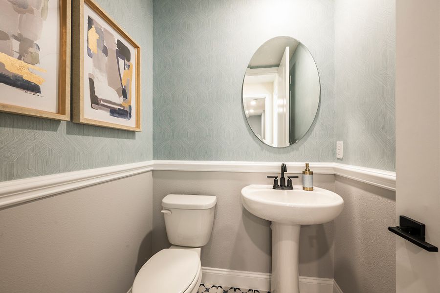 Representative furnished interior of a home built from the Newbury I by Beazer Homes in Estates at Lake Jesup, Sanford (Image 26).