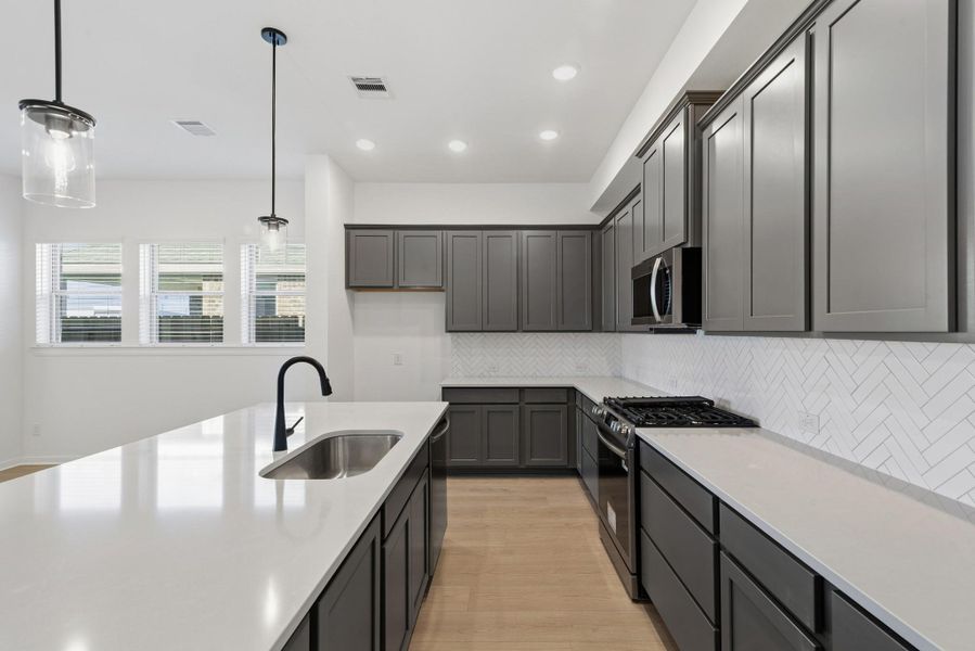 Furnished interior view inside a new home in Jordan Ranch 45' Homesites, Fulshear (Image 6).