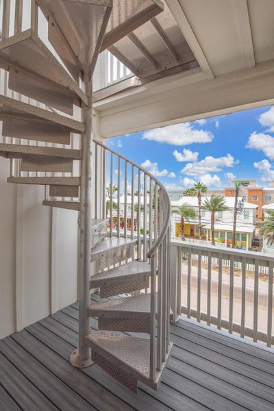 View of wooden deck View of wooden deck