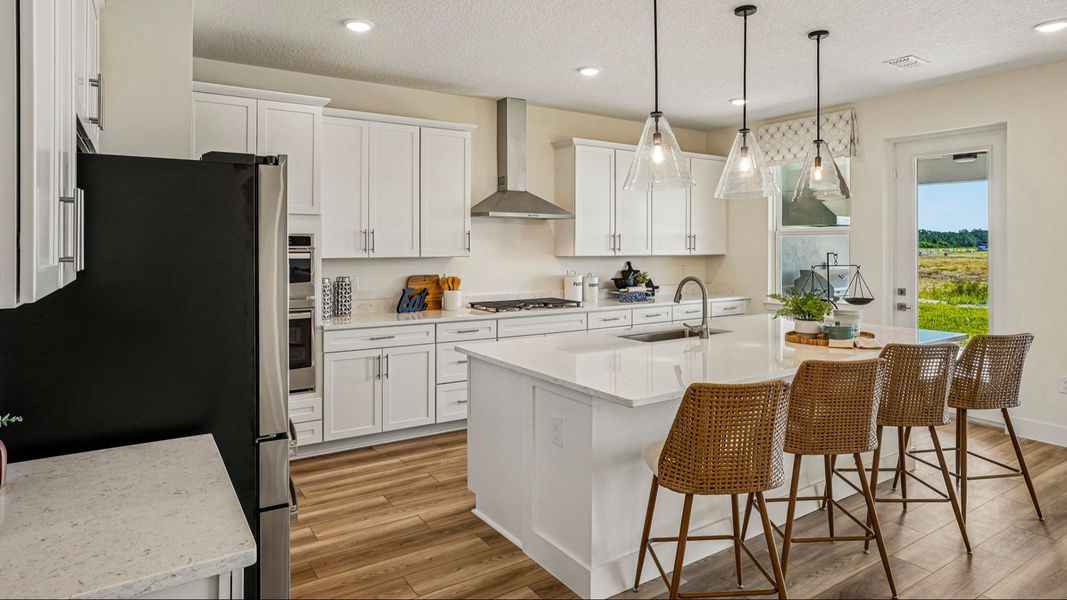 Oleander Floor Plan Kitchen by DRB Homes in Ardisia Park in New Smyrna Beach, FL Oleander Floor Plan Kitchen by DRB Homes in Ardisia Park in New Smyrna Beach, FL