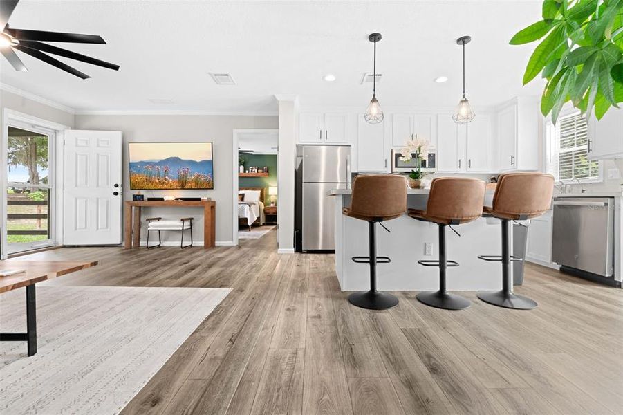 Furnished interior view inside a new home in , Brooksville (Image 14).