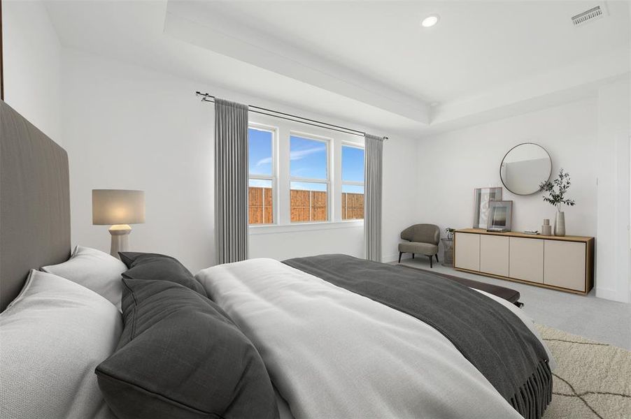 Furnished interior view inside a new home in Timberbrook, Justin (Image 7).