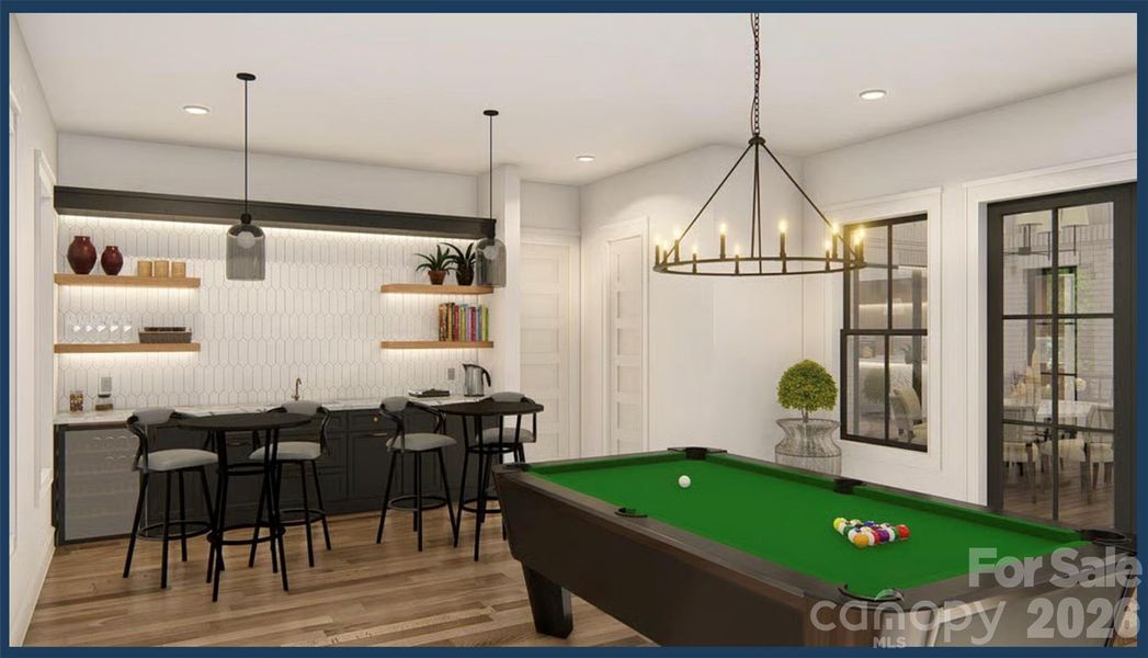 Game room or bonus room