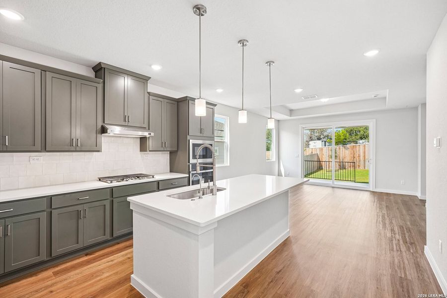 Furnished interior view inside a new home in Weston Oaks, San Antonio (Image 10).
