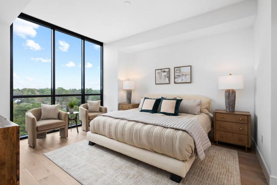 Furnished interior view inside a new home in The Dillon Buckhead, Atlanta (Image 27). Furnished interior view inside a new home in The Dillon Buckhead, Atlanta (Image 27).