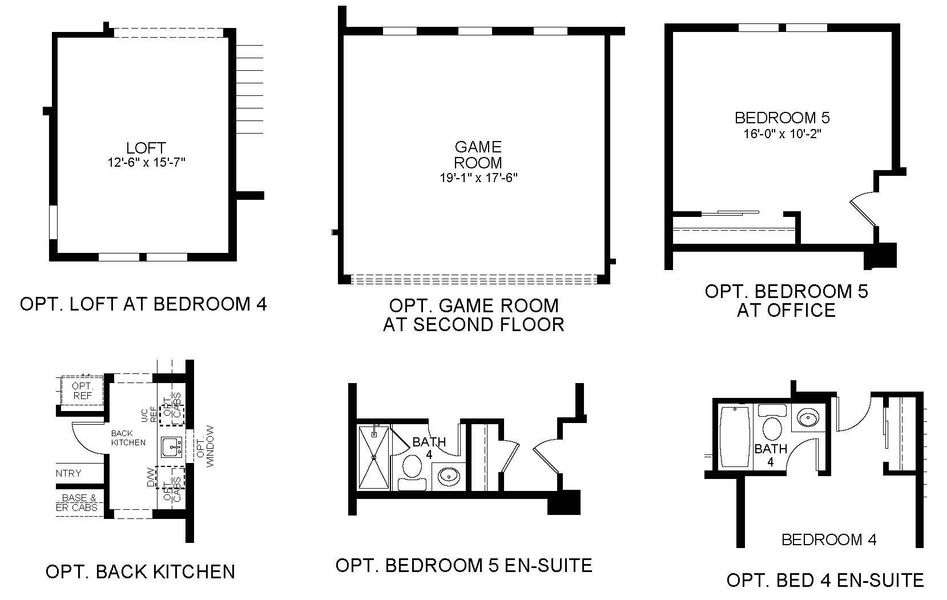 2D floor plan layout for the 6240 by Scott Felder Homes in Westerly, Erie, CO (Image 11).