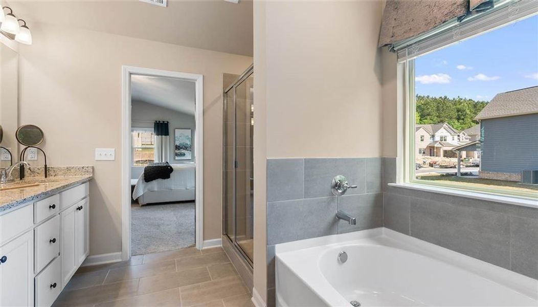 Furnished interior view inside a new home in Camp Creek Village, Atlanta (Image 32).