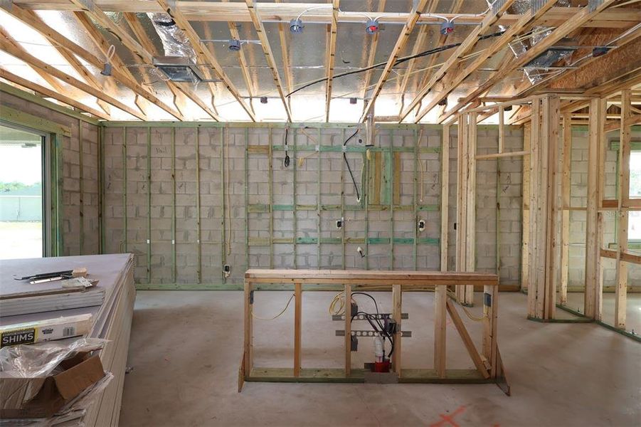 In-progress construction of a new home in Bay Lake Farms, St. Cloud, FL (Image 21).