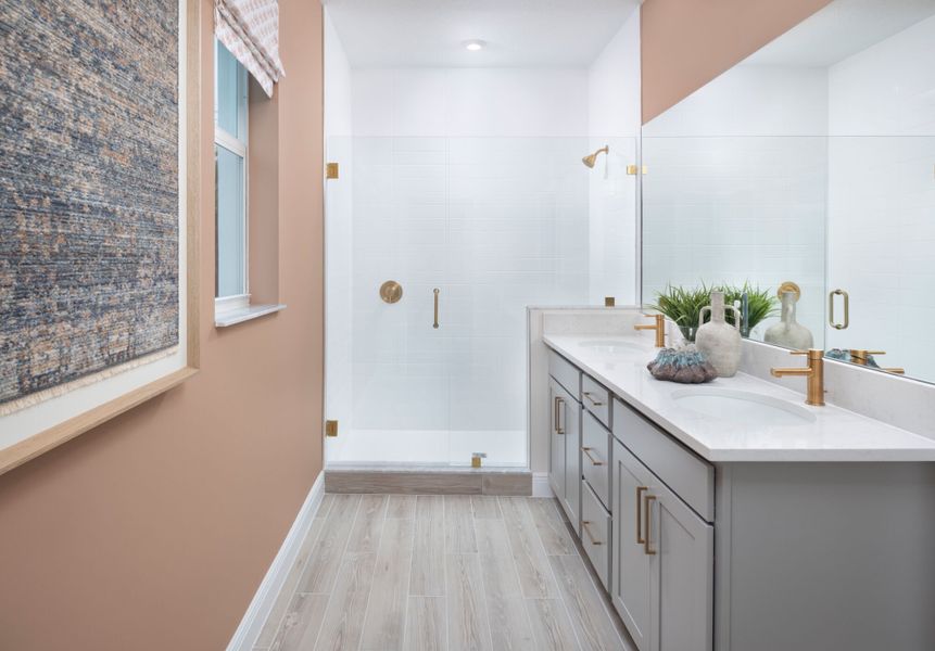 Representative furnished interior of a home built from the Prairie by Mattamy Homes in Newfield, Palm City (Image 9).