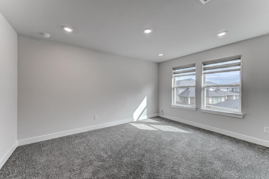 Spacious, unfurnished interior of a new home in , Cypress (Image 43).